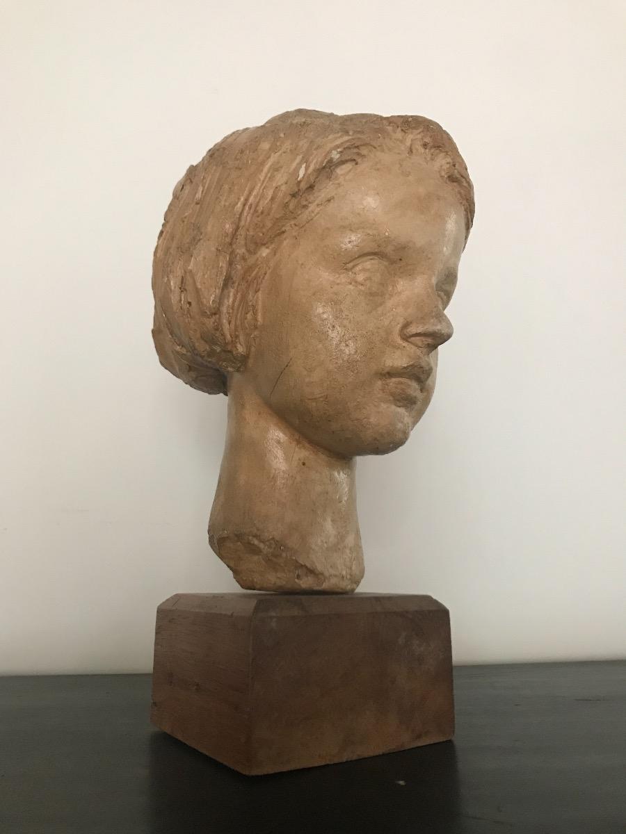 Head of a girl